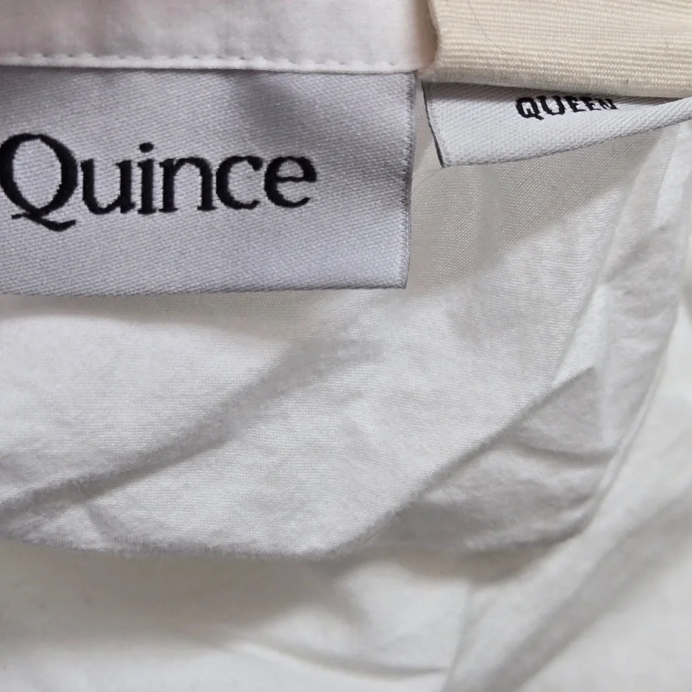 ✌️s-o —l-d ✌️QUINCE Organic Brushed Cotton Sheet Set Queen White 7155